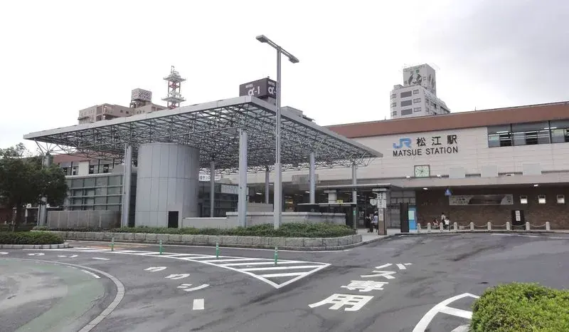 松江駅北口の駅舎