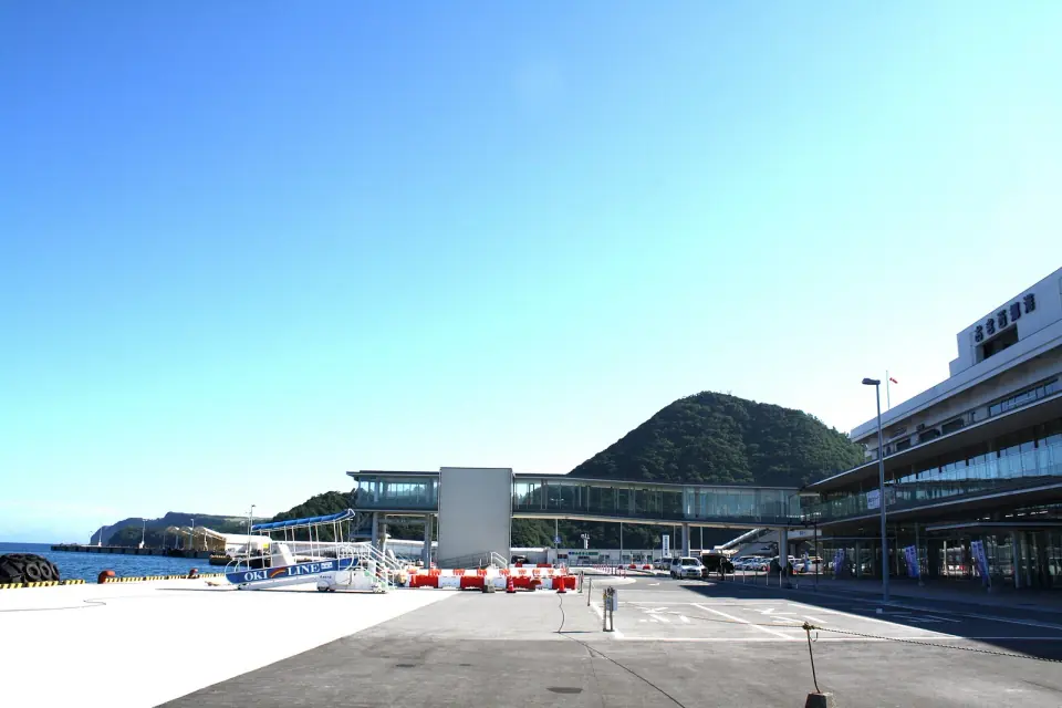 島後の西郷港の風景