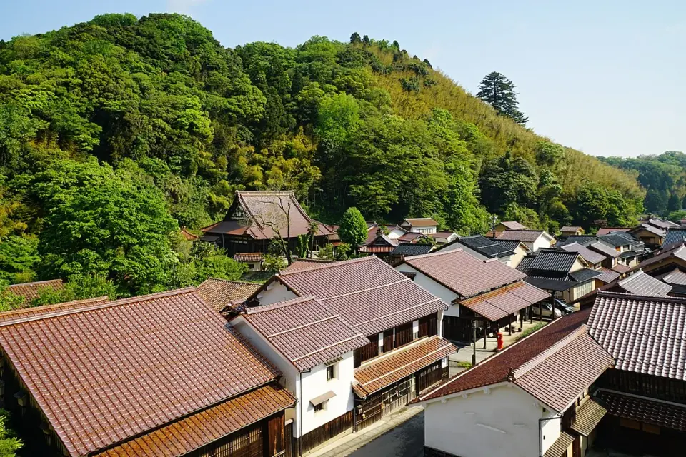石見銀山の大森町の町並み