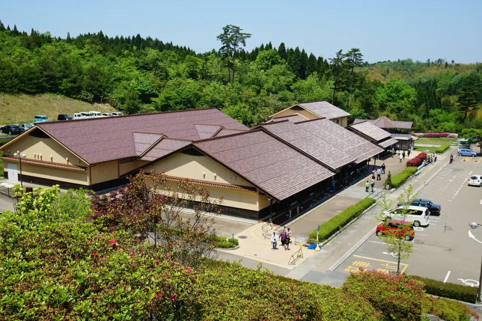 Exterior of the Iwami Ginzan World Heritage Center, photographed in 2018